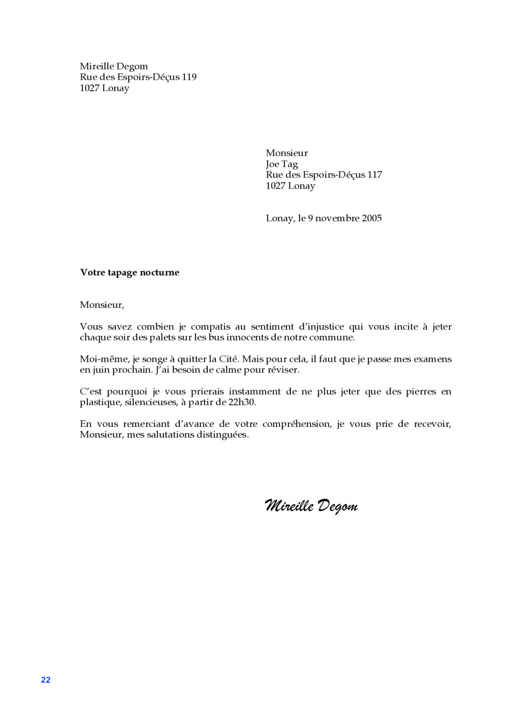 Exercices de correspondance commerciale française lettres emails